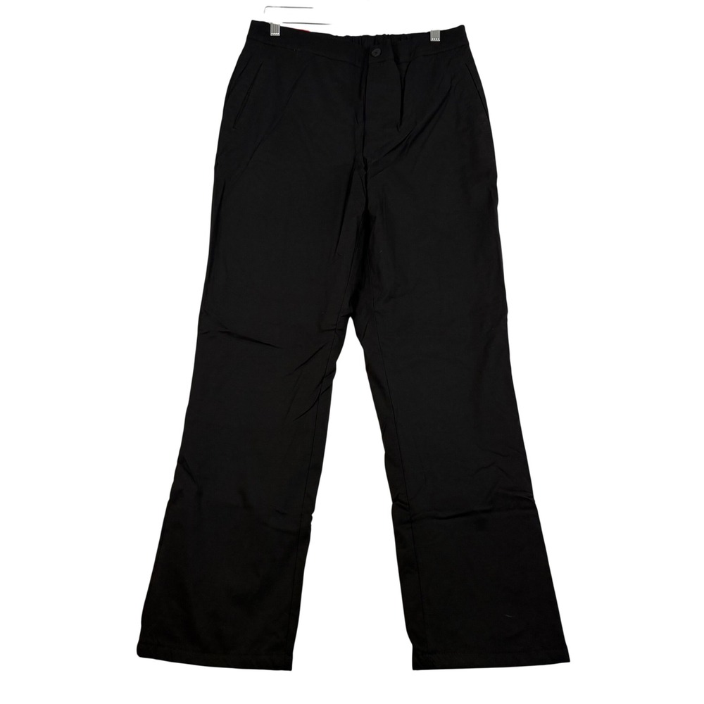 Stormpack Mens Black Fleece Lined Outdoor Pants Size M 1629043 Weather Resistant